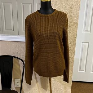 Brown Crew Neck Sweater